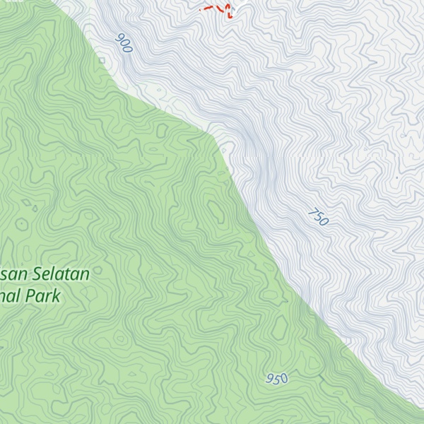 Map of Bukit Bawangucung