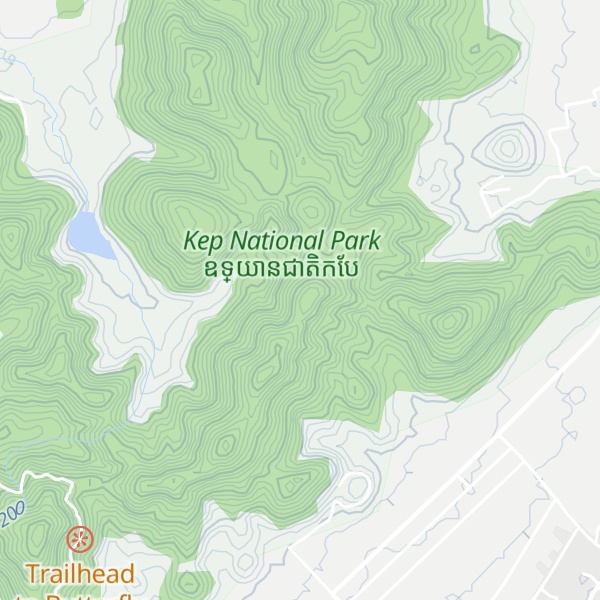 Map of Phnum Krasang