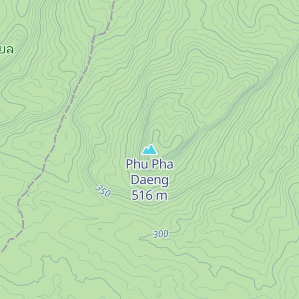 Map of Phu Pha Daeng