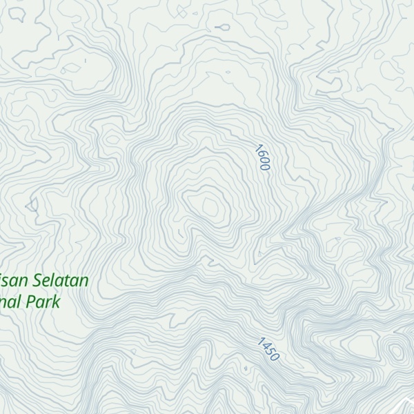 Map of Gunung Sekincau