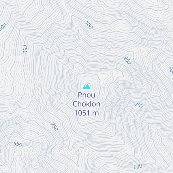 Map of Phou Choklon