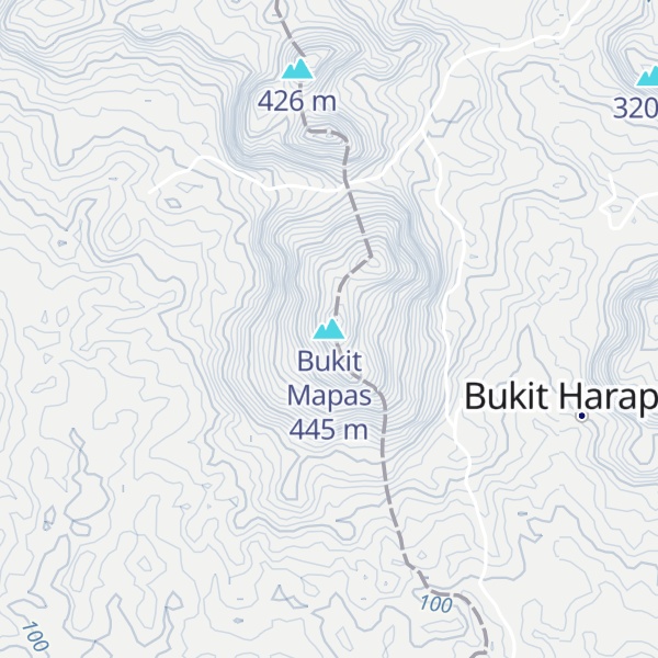 Map of Bukit Mapas