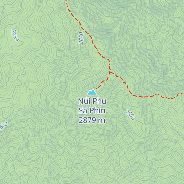 Map of Núi Phu Sa Phìn