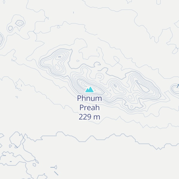 Map of Phnum Preah
