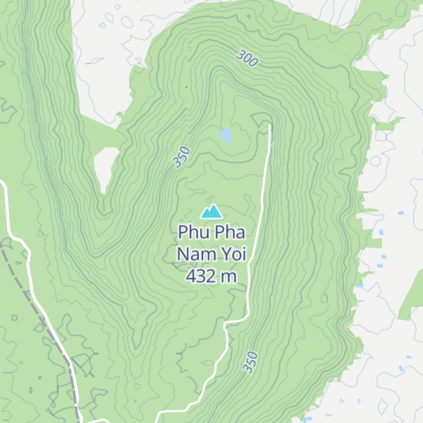 Map of Phu Pha Nam Yoi