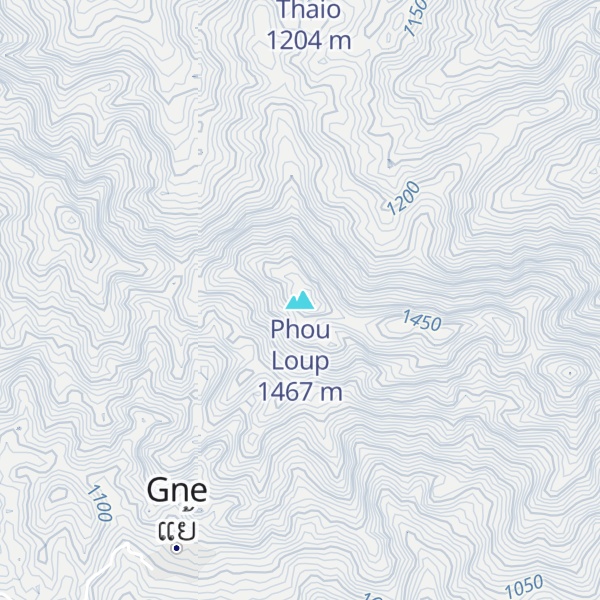 Map of Phou Loup