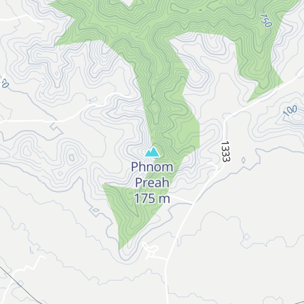Map of Phnom Preah