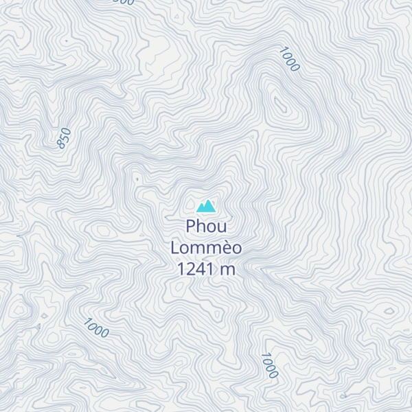 Map of Phou Lommèo