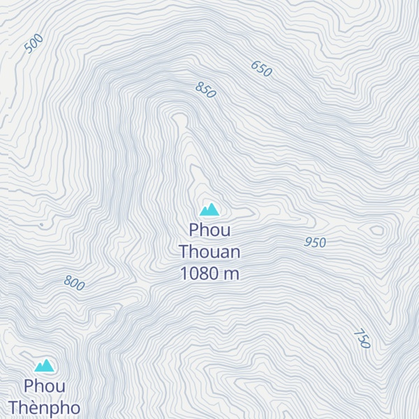 Map of Phou Thouan