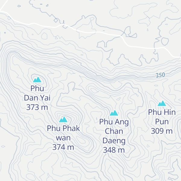 Map of Phu Ang Nam Chang