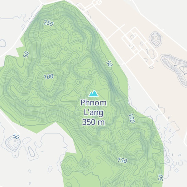 Map of Phnom L'ang