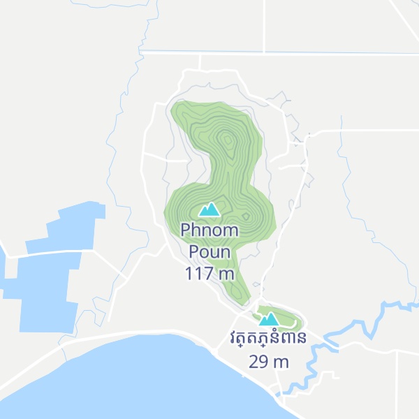 Map of Phnom Poun