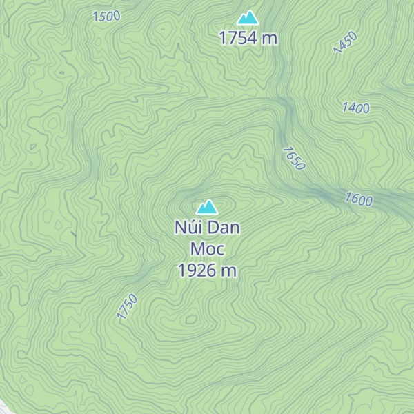 Map of Núi Dan Moc