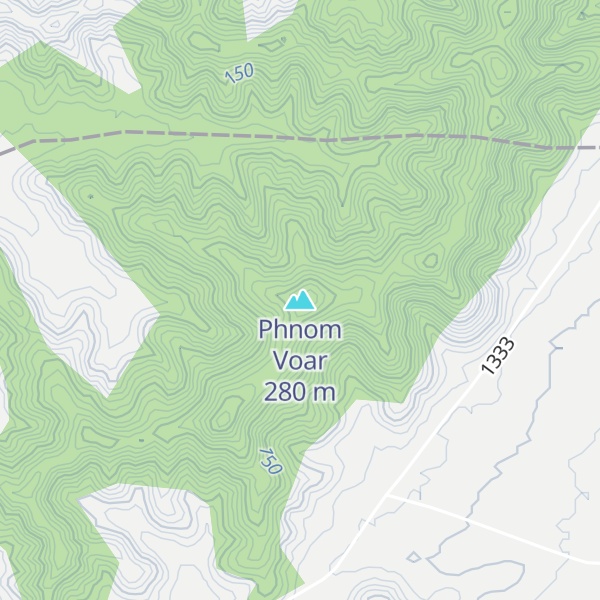 Map of Phnom Voar