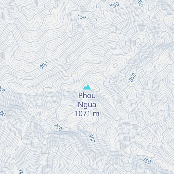 Map of Phou Ngua