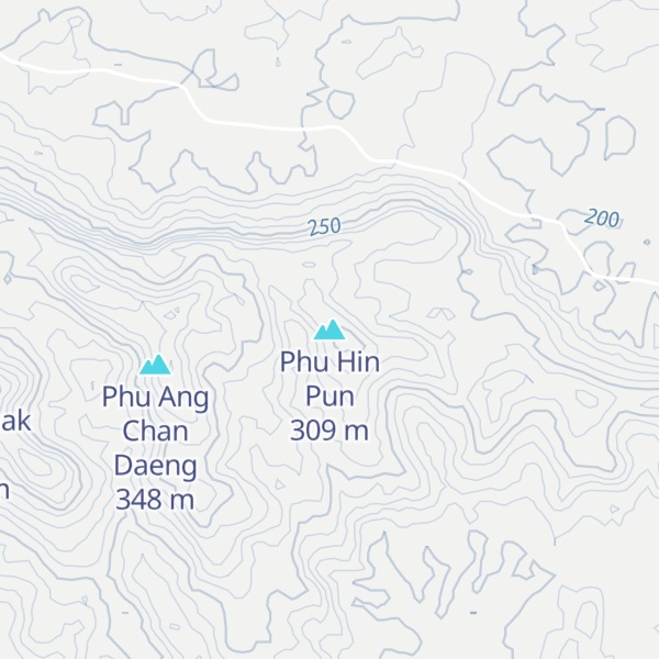 Map of Phu Hin Pun