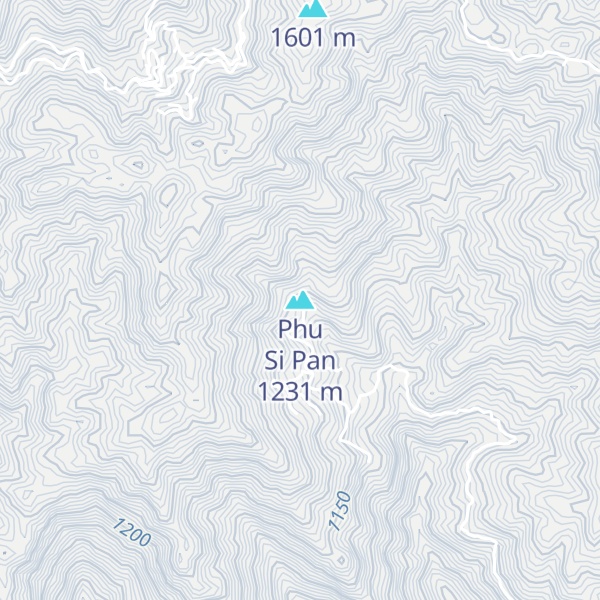 Map of Phu Si Pan