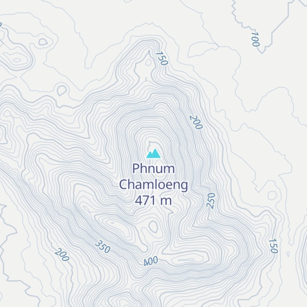 Map of Phnum Chamloeng