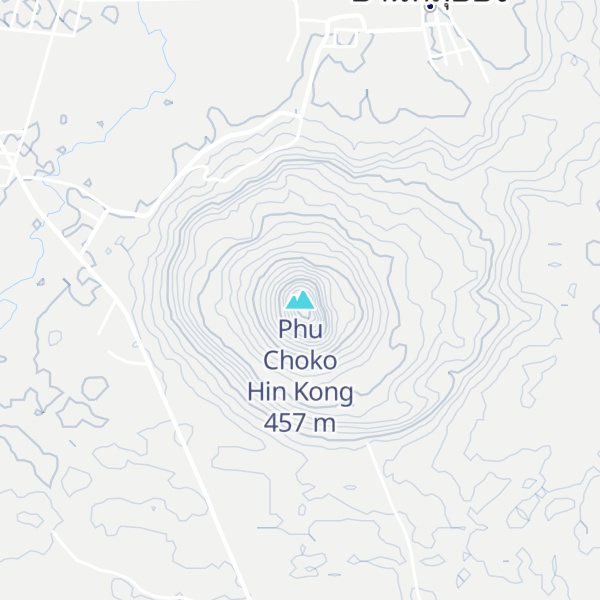 Map of Phu Choko Hin Kong