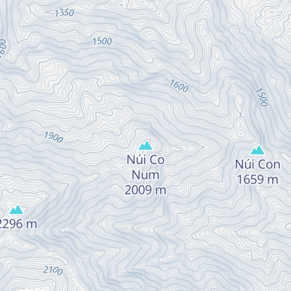 Map of Núi Co Num