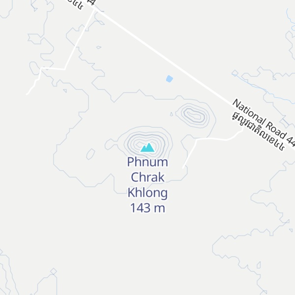 Map of Phnum Chrak Khlong