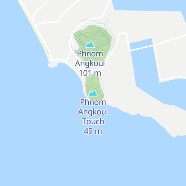 Map of Phnom Angkoul Touch