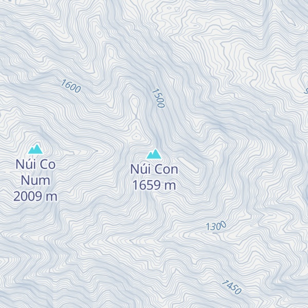 Map of Núi Con
