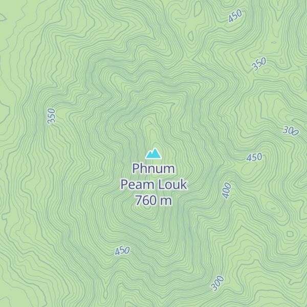 Map of Phnum Peam Louk