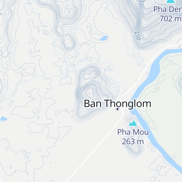 Map of Pha Kon