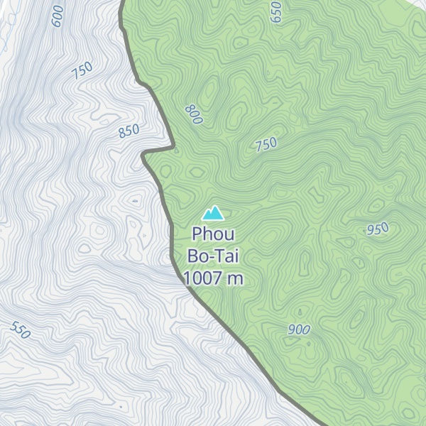 Map of Phou Bo-Tai