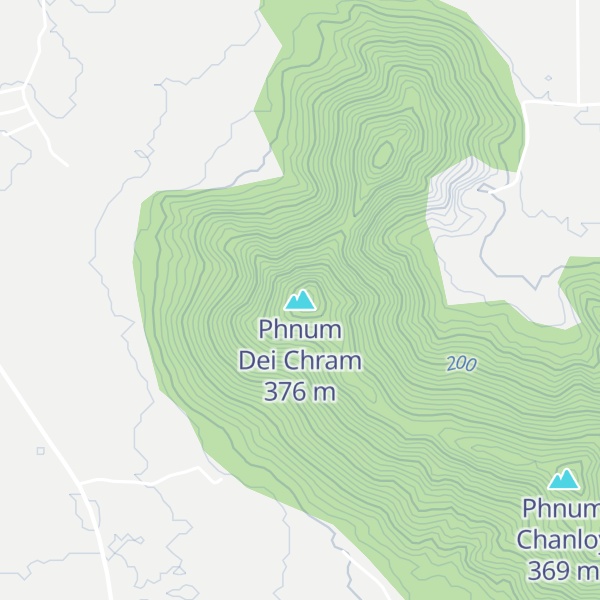 Map of Phnum Dei Chram