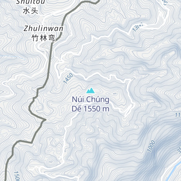 Map of Núi Chúng Dế