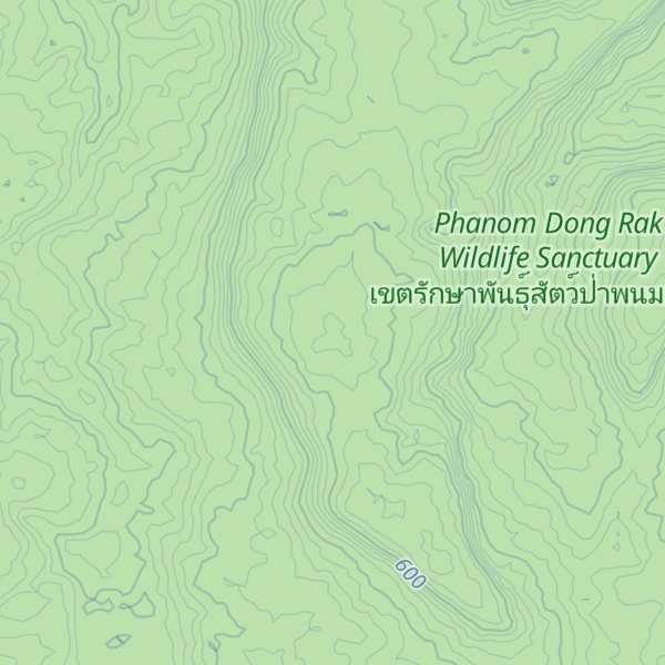 Map of Phanom Po Prok