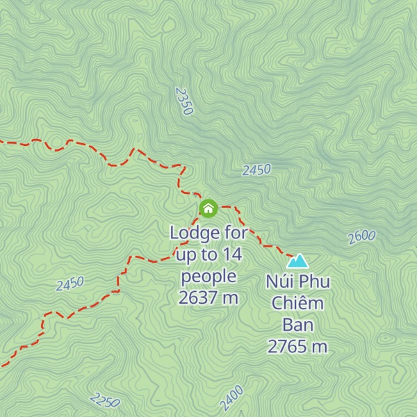 Map of Lodge for up to 14 people