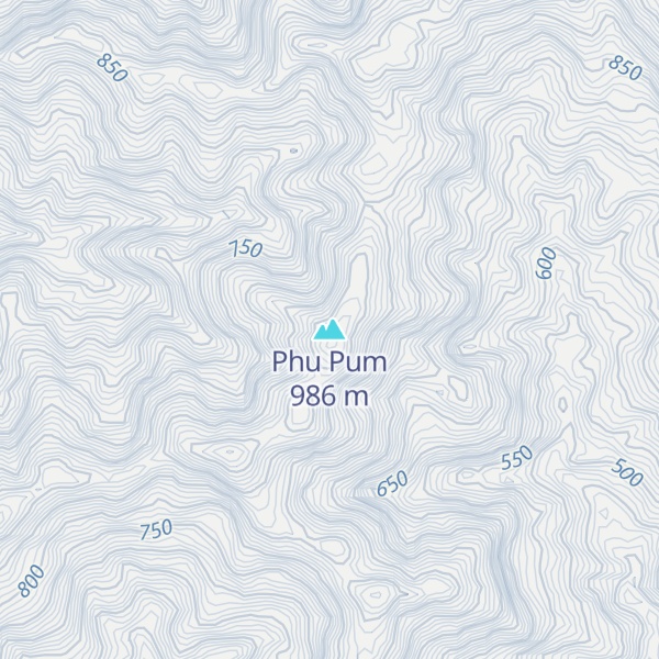Map of Phu Pum