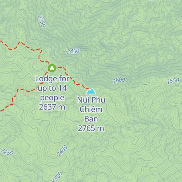 Map of Núi Phu Chiêm Ban