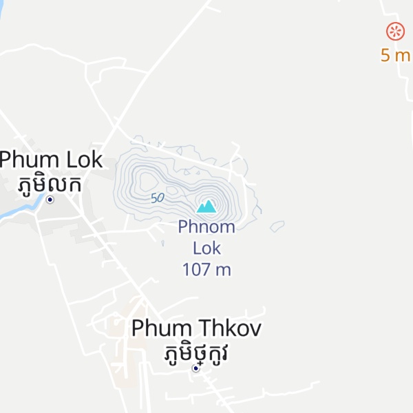 Map of Phnom Lok