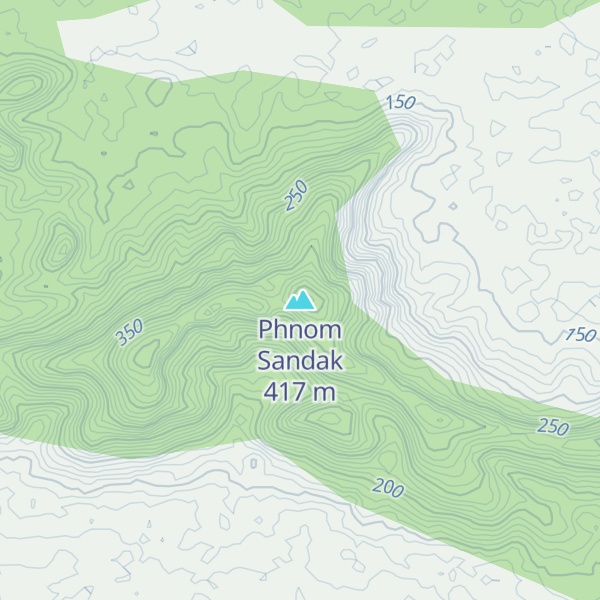 Map of Phnom Sandak