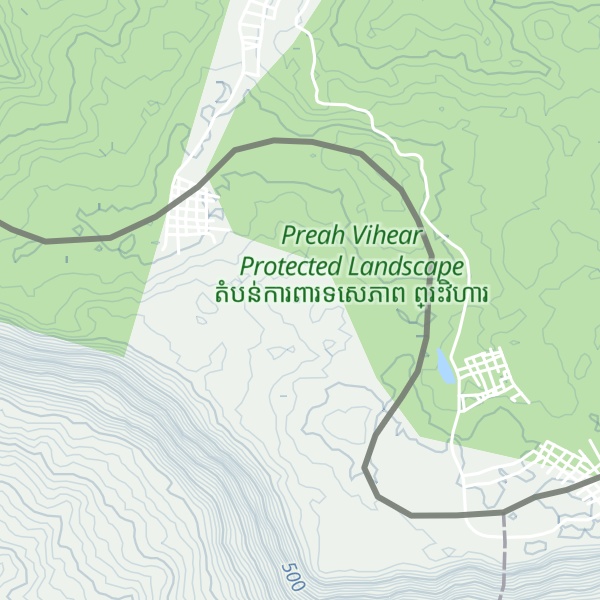 Map of Phnum Bach
