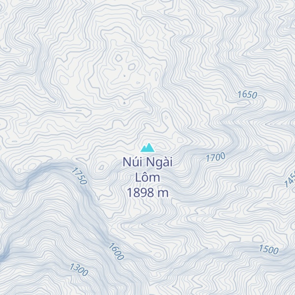 Map of Núi Ngài Lôm