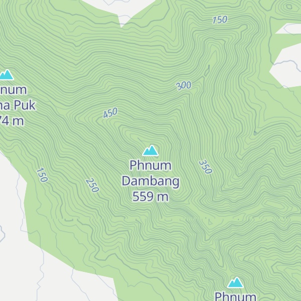 Map of Phnum Dambang