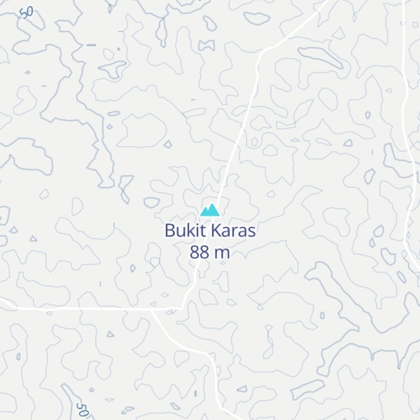 Map of Bukit Karas