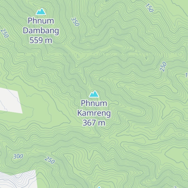 Map of Phnum Kamreng