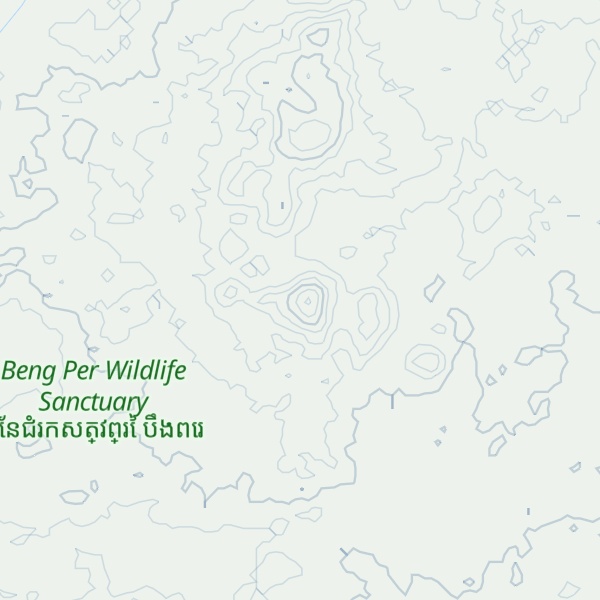 Map of Phnum Balăng