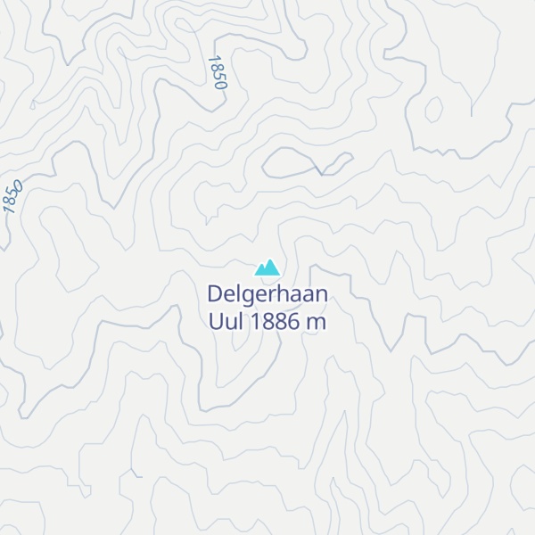 Map of Delgerhaan Uul