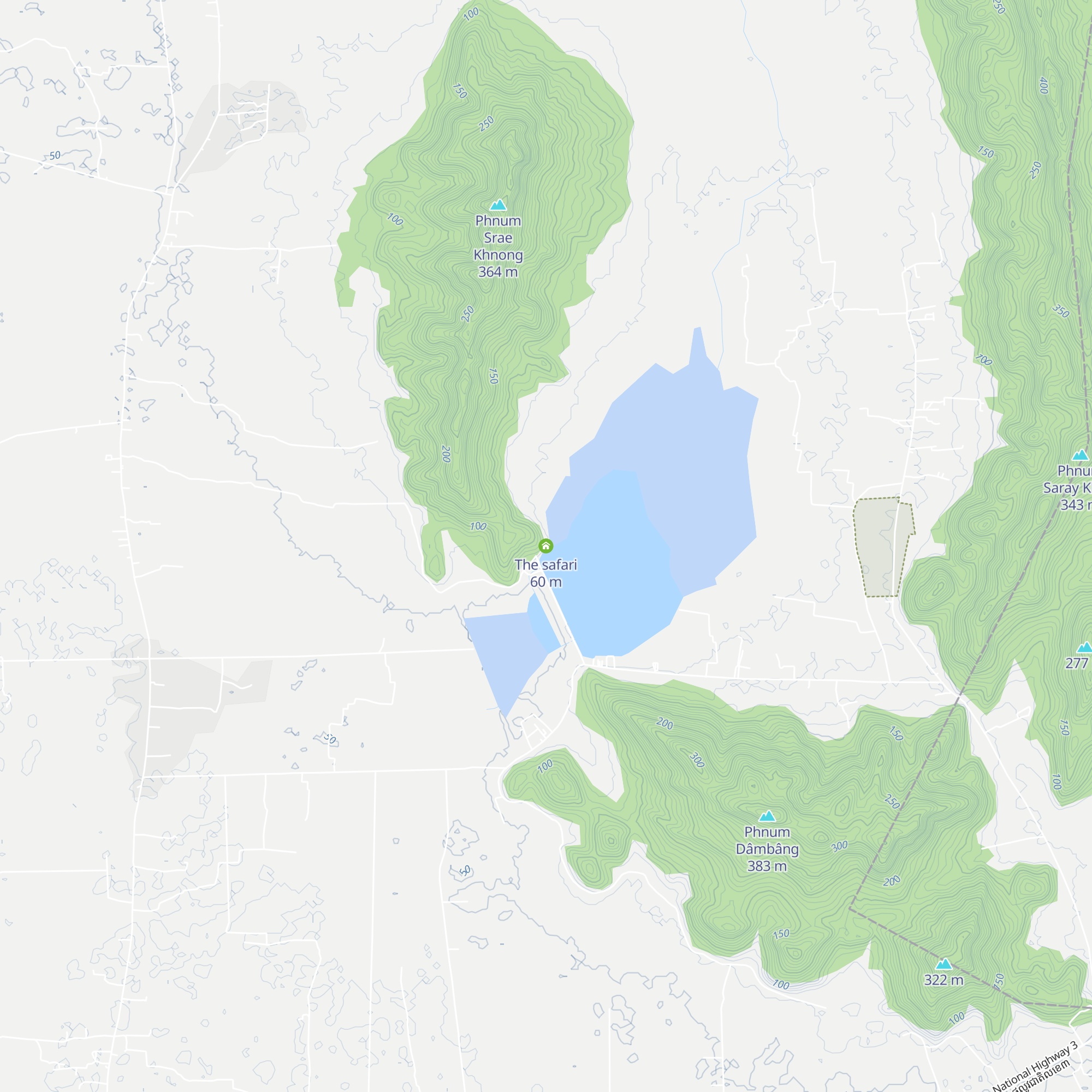 The safari map