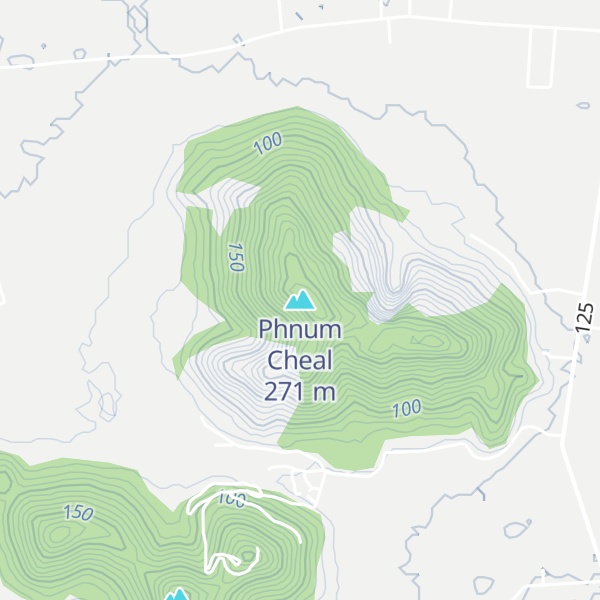 Map of Phnum Cheal