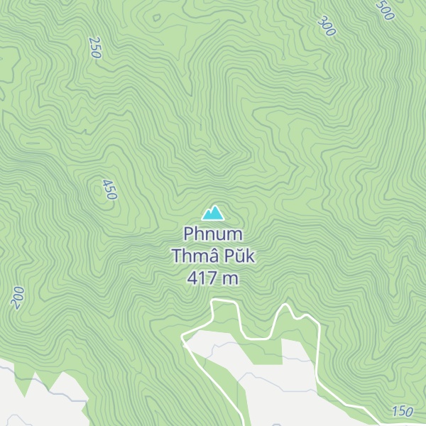 Map of Phnum Thmâ Pŭk