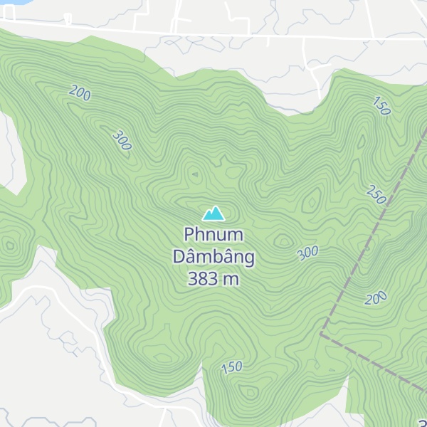 Map of Phnum Dâmbâng