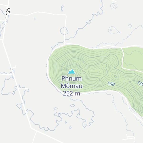 Map of Phnum Mômau